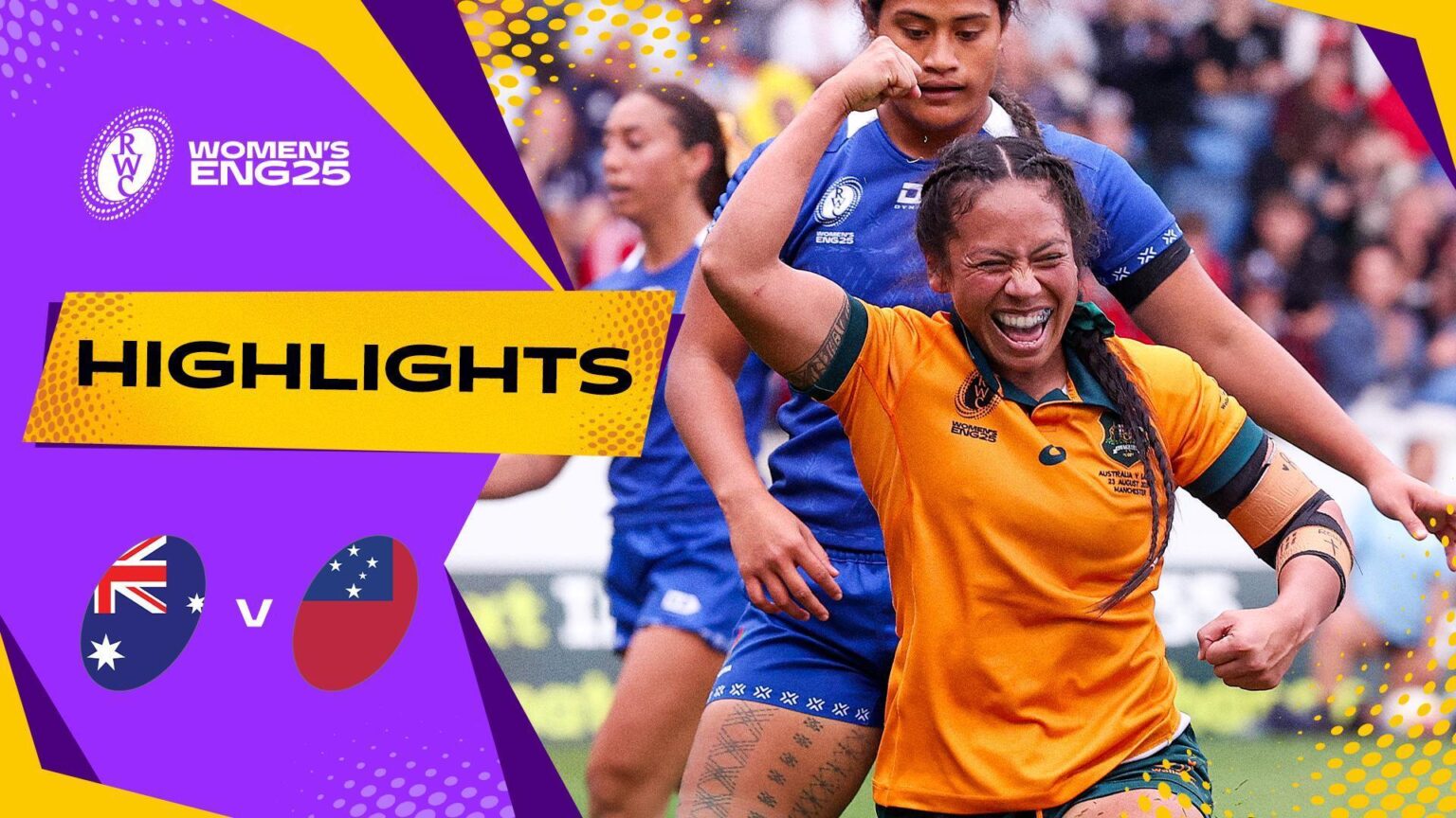 England v Samoa – Women’s Rugby World Cup 2025