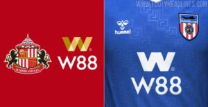 Sunderland swaps out front-of-shirt sponsor for W88 – sbcnews.co.uk