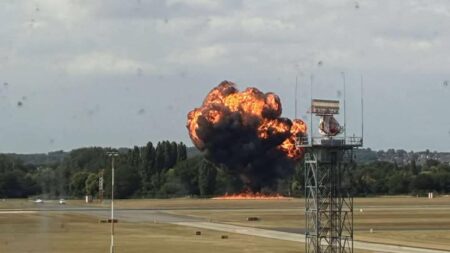 Southend airport shut and flights grounded after small plane crashes in flames – The Guardian