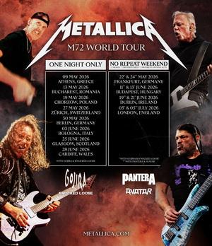 Metallica’s M72 World Tour is coming to the UK in 2026: dates, ticket prices and everything you need to know – Time Out